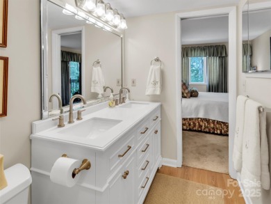 Discover comfort & style in this spacious bottom-level condo on Waynesville Country Club Inn in North Carolina - for sale on GolfHomes.com, golf home, golf lot