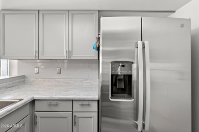 Enjoy sunset views from the courtyard patio-perfect for on Ahwatukee Country Club in Arizona - for sale on GolfHomes.com, golf home, golf lot