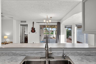 Enjoy sunset views from the courtyard patio-perfect for on Ahwatukee Country Club in Arizona - for sale on GolfHomes.com, golf home, golf lot