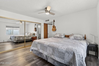 Enjoy sunset views from the courtyard patio-perfect for on Ahwatukee Country Club in Arizona - for sale on GolfHomes.com, golf home, golf lot