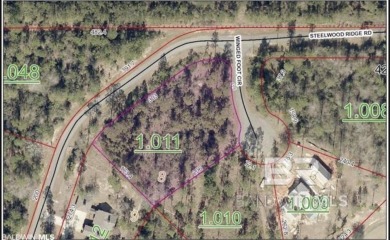 Cleared and ready for your new home!  This lot is over an acre on Steelwood Country Club in Alabama - for sale on GolfHomes.com, golf home, golf lot