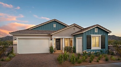 Expansive great room and dining area with optional vaulted on  in Arizona - for sale on GolfHomes.com, golf home, golf lot