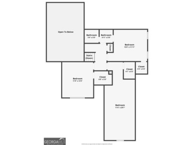 Spacious and elegant, this 4-bedroom, 2.5-bath home with 3,371 on Bear Creek Golf Club Inc in Georgia - for sale on GolfHomes.com, golf home, golf lot