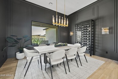 Built in 2021 on 1.73 acres, this contemporary retreat is on Desert Highlands Golf Club in Arizona - for sale on GolfHomes.com, golf home, golf lot