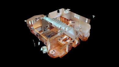 This Frank Lloyd Wright designed home has a large open floor on  in Tennessee - for sale on GolfHomes.com, golf home, golf lot