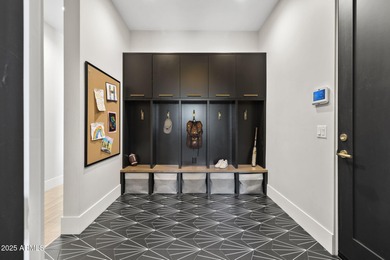 Built in 2021 on 1.73 acres, this contemporary retreat is on Desert Highlands Golf Club in Arizona - for sale on GolfHomes.com, golf home, golf lot