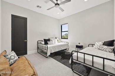 Built in 2021 on 1.73 acres, this contemporary retreat is on Desert Highlands Golf Club in Arizona - for sale on GolfHomes.com, golf home, golf lot