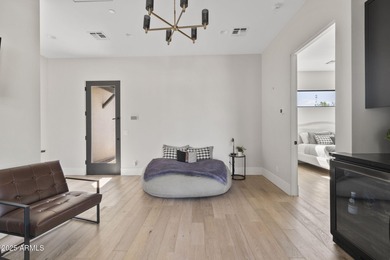 Built in 2021 on 1.73 acres, this contemporary retreat is on Desert Highlands Golf Club in Arizona - for sale on GolfHomes.com, golf home, golf lot