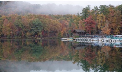 This is a light and bright, fully renovated, real log cabin in on Big Canoe Golf Club - Cherokee in Georgia - for sale on GolfHomes.com, golf home, golf lot