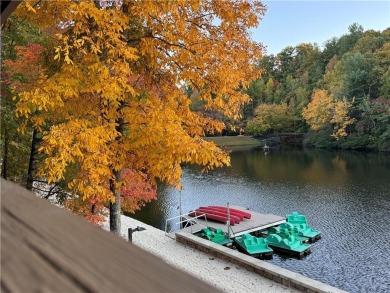 This is a light and bright, fully renovated, real log cabin in on Big Canoe Golf Club - Cherokee in Georgia - for sale on GolfHomes.com, golf home, golf lot