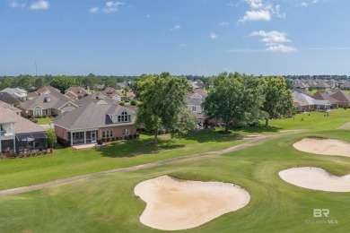 This golf course home is on the signature hole of the Dunes on Glenlakes Golf Club in Alabama - for sale on GolfHomes.com, golf home, golf lot