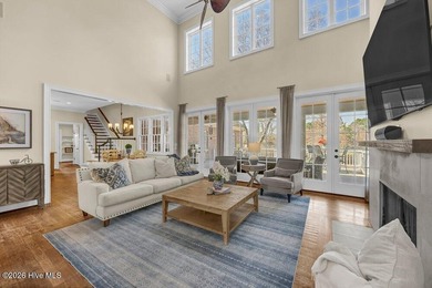 Perfectly situated on the Nicklaus #9 green with tranquil pond on Country Club of Landfall in North Carolina - for sale on GolfHomes.com, golf home, golf lot