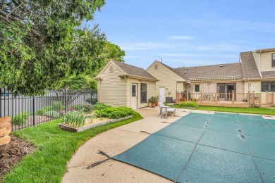 Swimmers and sunbathers delight at your own private oasis in on Lincolnshire Fields Country Club in Illinois - for sale on GolfHomes.com, golf home, golf lot