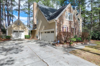 This beautiful stone decorated home on the corner lot has on Prestonwood Country Club  in North Carolina - for sale on GolfHomes.com, golf home, golf lot