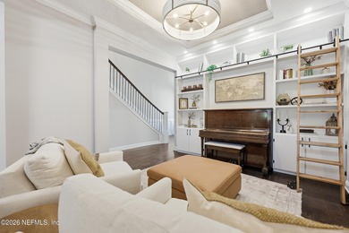 This former Cornerstone model home is situated on a private lot on The Palencia Club in Florida - for sale on GolfHomes.com, golf home, golf lot