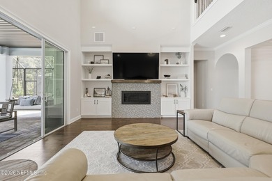 This former Cornerstone model home is situated on a private lot on The Palencia Club in Florida - for sale on GolfHomes.com, golf home, golf lot