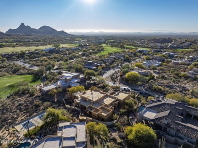 Brand new custom home snuggled in the middle of Troon North in on Troon North Golf Club  in Arizona - for sale on GolfHomes.com, golf home, golf lot