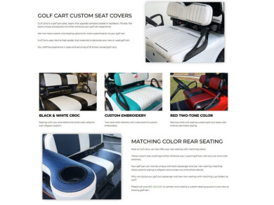 Gulf Carts, Inc is a full service golf cart dealer, offering on Sandestin Golf and Beach Resort - Raven in Florida - for sale on GolfHomes.com, golf home, golf lot