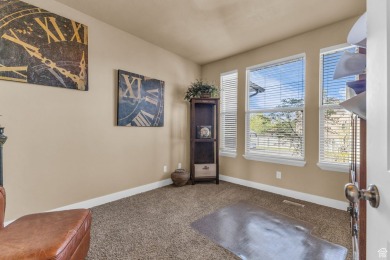 You'll be welcomed into this stunning home with tall ceilings on Glen Eagle Golf Course in Utah - for sale on GolfHomes.com, golf home, golf lot