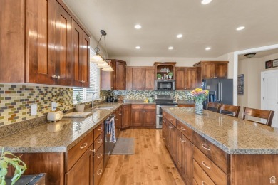 You'll be welcomed into this stunning home with tall ceilings on Glen Eagle Golf Course in Utah - for sale on GolfHomes.com, golf home, golf lot