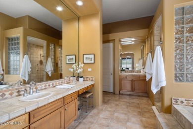Nestled on a spacious 1-acre private corner lot, this home on Sanctuary Golf Course At WestWorld in Arizona - for sale on GolfHomes.com, golf home, golf lot