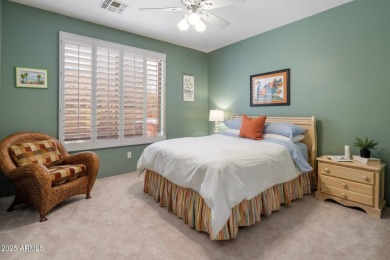 Nestled on a spacious 1-acre private corner lot, this home on Sanctuary Golf Course At WestWorld in Arizona - for sale on GolfHomes.com, golf home, golf lot
