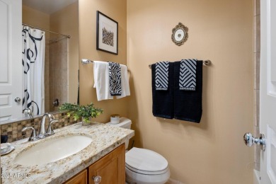 Nestled on a spacious 1-acre private corner lot, this home on Sanctuary Golf Course At WestWorld in Arizona - for sale on GolfHomes.com, golf home, golf lot