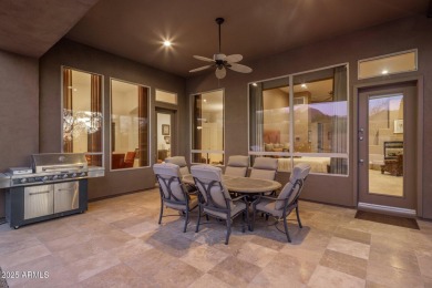 Nestled on a spacious 1-acre private corner lot, this home on Sanctuary Golf Course At WestWorld in Arizona - for sale on GolfHomes.com, golf home, golf lot
