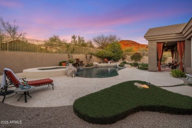 Nestled on a spacious 1-acre private corner lot, this home on Sanctuary Golf Course At WestWorld in Arizona - for sale on GolfHomes.com, golf home, golf lot