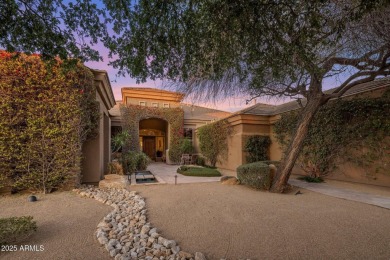 Nestled on a spacious 1-acre private corner lot, this home on Sanctuary Golf Course At WestWorld in Arizona - for sale on GolfHomes.com, golf home, golf lot