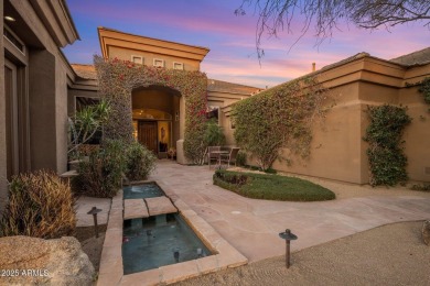 Nestled on a spacious 1-acre private corner lot, this home on Sanctuary Golf Course At WestWorld in Arizona - for sale on GolfHomes.com, golf home, golf lot
