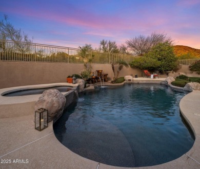Nestled on a spacious 1-acre private corner lot, this home on Sanctuary Golf Course At WestWorld in Arizona - for sale on GolfHomes.com, golf home, golf lot