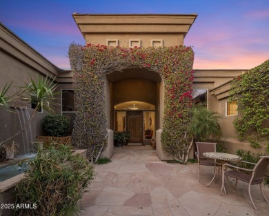 Nestled on a spacious 1-acre private corner lot, this home on Sanctuary Golf Course At WestWorld in Arizona - for sale on GolfHomes.com, golf home, golf lot