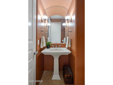 Nestled on a spacious 1-acre private corner lot, this home on Sanctuary Golf Course At WestWorld in Arizona - for sale on GolfHomes.com, golf home, golf lot