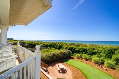 Oceanfront retreat in Roosevelt Beach offered fully furnished on The Country Club of the Crystal Coast in North Carolina - for sale on GolfHomes.com, golf home, golf lot