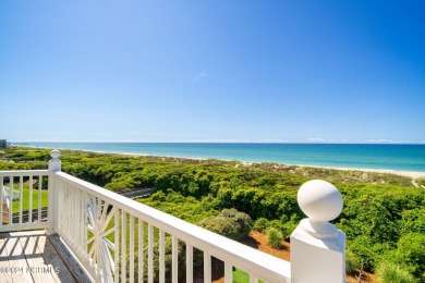 Oceanfront retreat in Roosevelt Beach offered fully furnished on The Country Club of the Crystal Coast in North Carolina - for sale on GolfHomes.com, golf home, golf lot