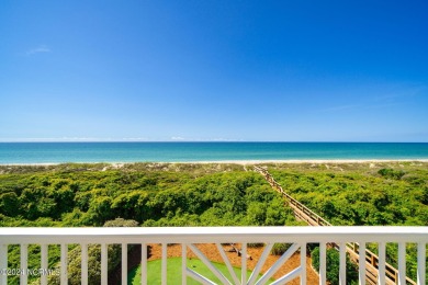 Oceanfront retreat in Roosevelt Beach offered fully furnished on The Country Club of the Crystal Coast in North Carolina - for sale on GolfHomes.com, golf home, golf lot