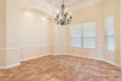 Architectural details go beyond the standard, from the interior on Mill Creek Golf Club in Texas - for sale on GolfHomes.com, golf home, golf lot