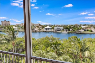 PANORAMIC DOUBLE WATER VIEWS: GULF OF MEXICO AND ESTERO BAY with on Fort Myers Beach and Golf Club in Florida - for sale on GolfHomes.com, golf home, golf lot