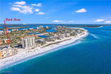 PANORAMIC DOUBLE WATER VIEWS: GULF OF MEXICO AND ESTERO BAY with on Fort Myers Beach and Golf Club in Florida - for sale on GolfHomes.com, golf home, golf lot