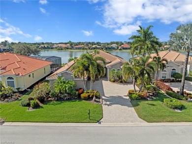 Where luxury living meets breathtaking lake views, this on Estero Country Club in Florida - for sale on GolfHomes.com, golf home, golf lot