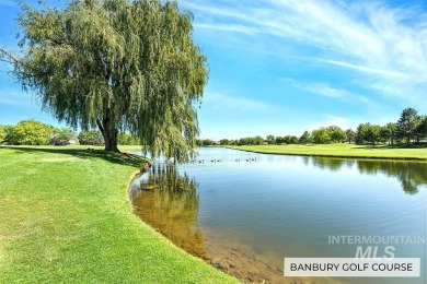 Your personal waterfront estate in Creighton Woods! Set along a on BanBury Golf Club in Idaho - for sale on GolfHomes.com, golf home, golf lot