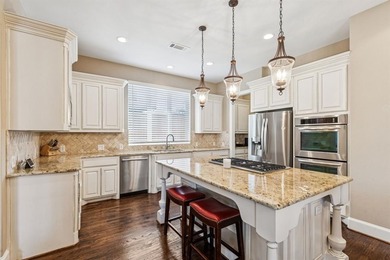 Step into luxury with this pristine custom Highland home on The Golf Club At Twin Creeks in Texas - for sale on GolfHomes.com, golf home, golf lot