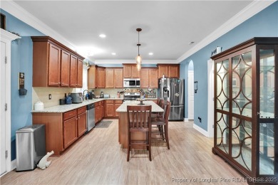 Welcome to this stunning 5 bed, 3.5 bath home built in 2016 on Woodlake Country Club in North Carolina - for sale on GolfHomes.com, golf home, golf lot