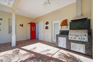 Beautifully updated 1994 Palmwood Bahama Breeze courtyard pool on Glen Lakes Country Club in Florida - for sale on GolfHomes.com, golf home, golf lot