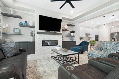 This stunning custom-built home, completed in 2025, showcases on Wildhorse Golf Club of Robson Ranch in Texas - for sale on GolfHomes.com, golf home, golf lot