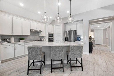 This stunning custom-built home, completed in 2025, showcases on Wildhorse Golf Club of Robson Ranch in Texas - for sale on GolfHomes.com, golf home, golf lot