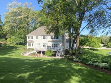 This perfectly maintained two story home on the first hole at on Bull Valley Golf Club in Illinois - for sale on GolfHomes.com, golf home, golf lot