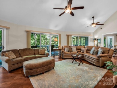 Immaculate golf course home overlooking the 16th fairway of on Rumbling Bald Resort on Lake Lure in North Carolina - for sale on GolfHomes.com, golf home, golf lot