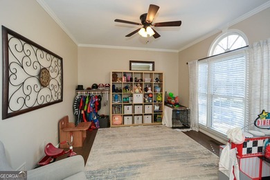 Imagine pulling into the driveway of a stunning traditional on Canongate At Eagle Watch Golf Club in Georgia - for sale on GolfHomes.com, golf home, golf lot